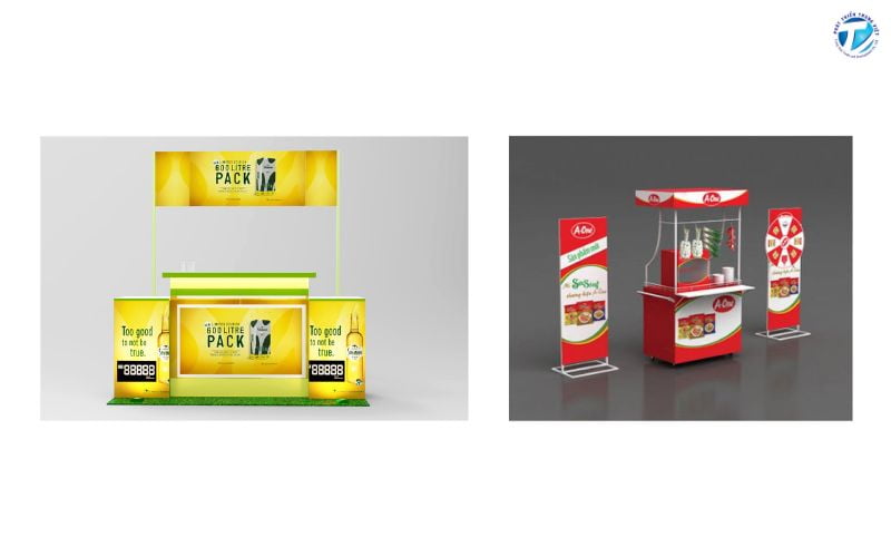 Booth nhựa tiêu chuẩn 